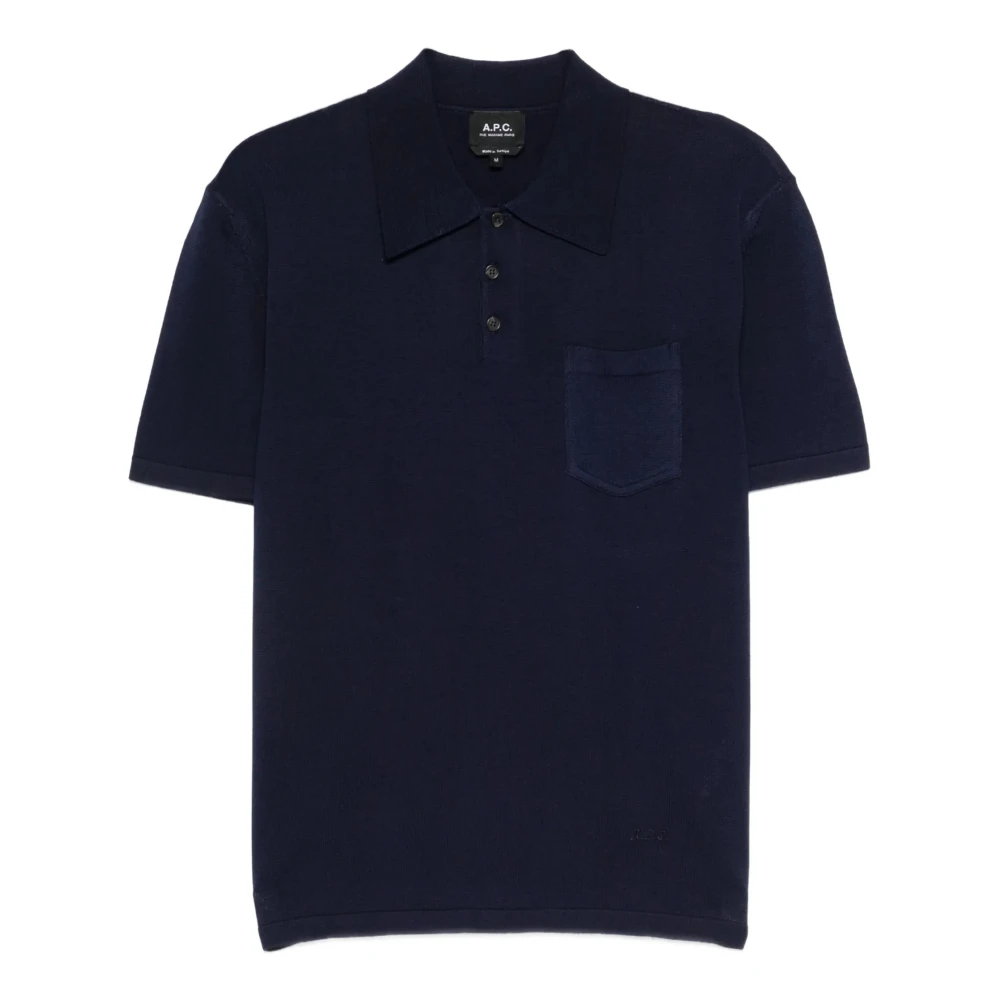 A.p.c. Uomo Blu Top, Xl, New,
