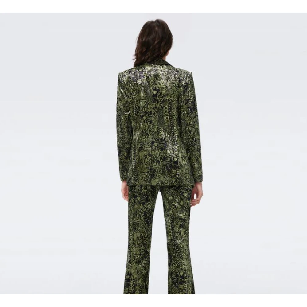 Diane Von Furstenberg Stijlvolle Jassen Collectie Green Dames