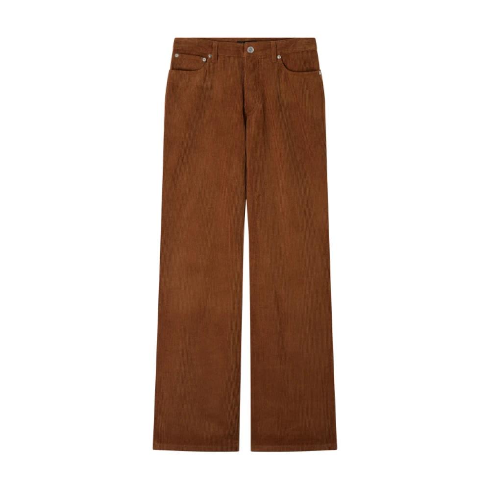 A.p.c. Hög Midja Raka Ben 70s Jeans Brown, Dam