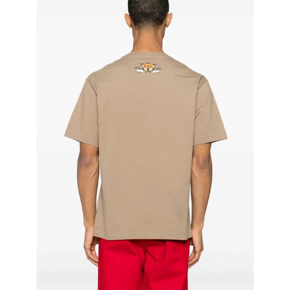 Kenzo Grijze Katoenen T-shirt Stijlvolle Casual Outing Gray Heren