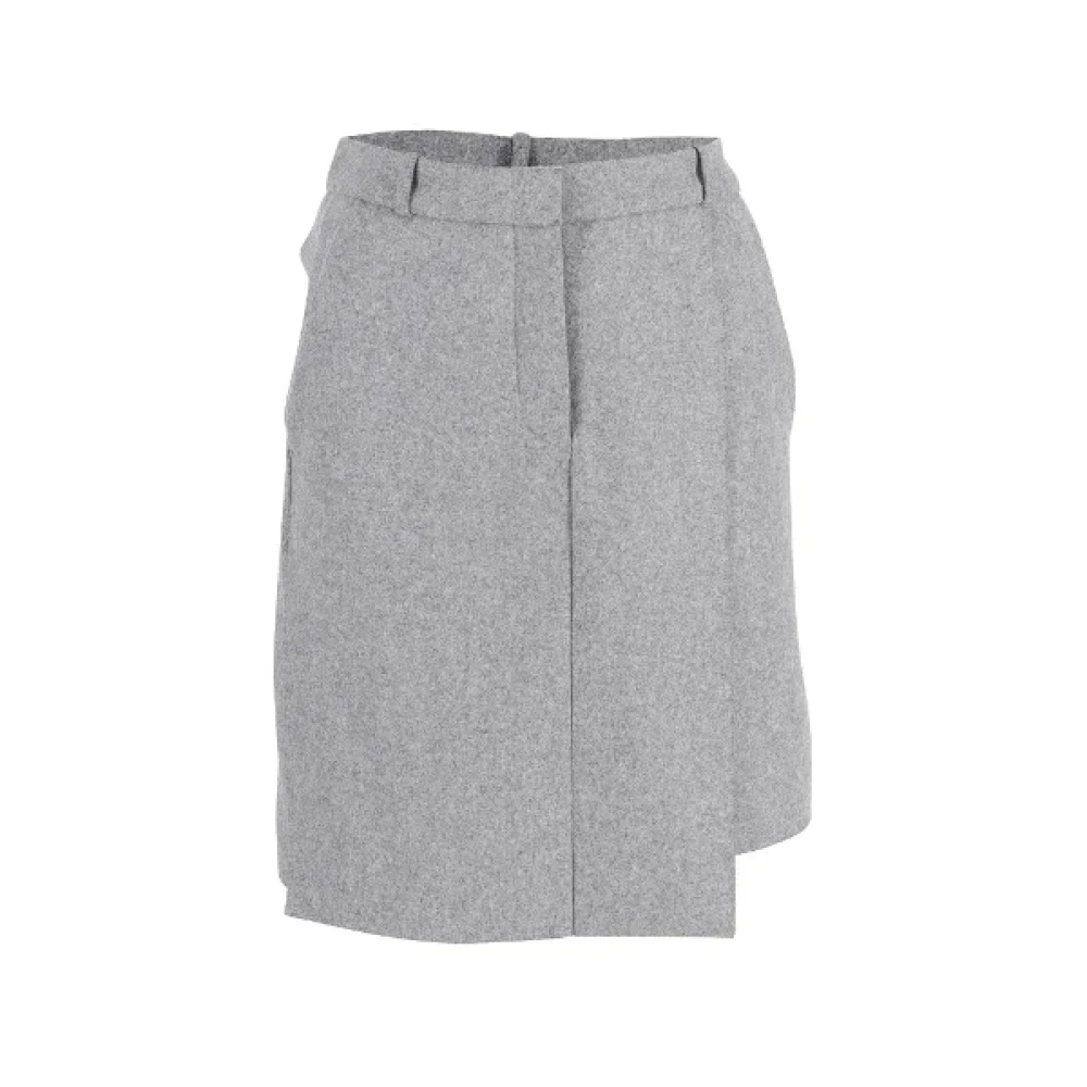 Acne Studios Pre-owned Wool bottoms Gray Dames