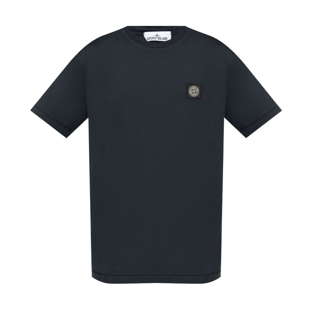 Stone Island Blå T-shirts & Polos för män Blue, Herr