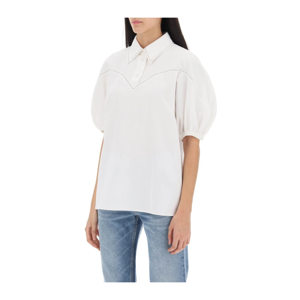 Chloé Sweatshirt T-Shirt Combo White Dames