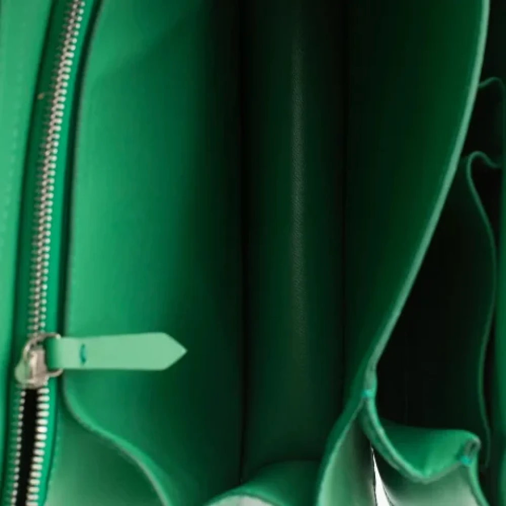 Celine Vintage Pre-owned Leather celine-bags Green Dames