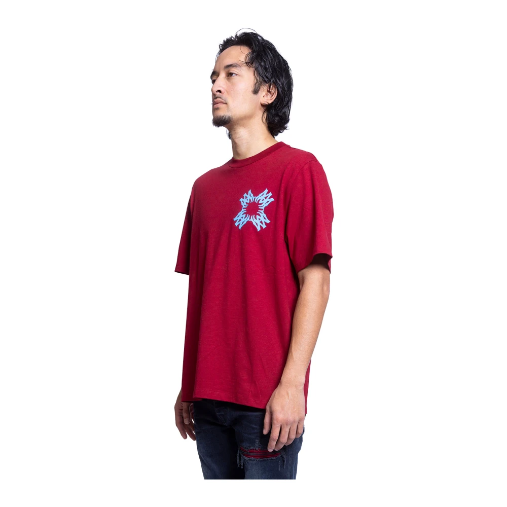 Amiri Rode Quad Tee Shirt Red Heren