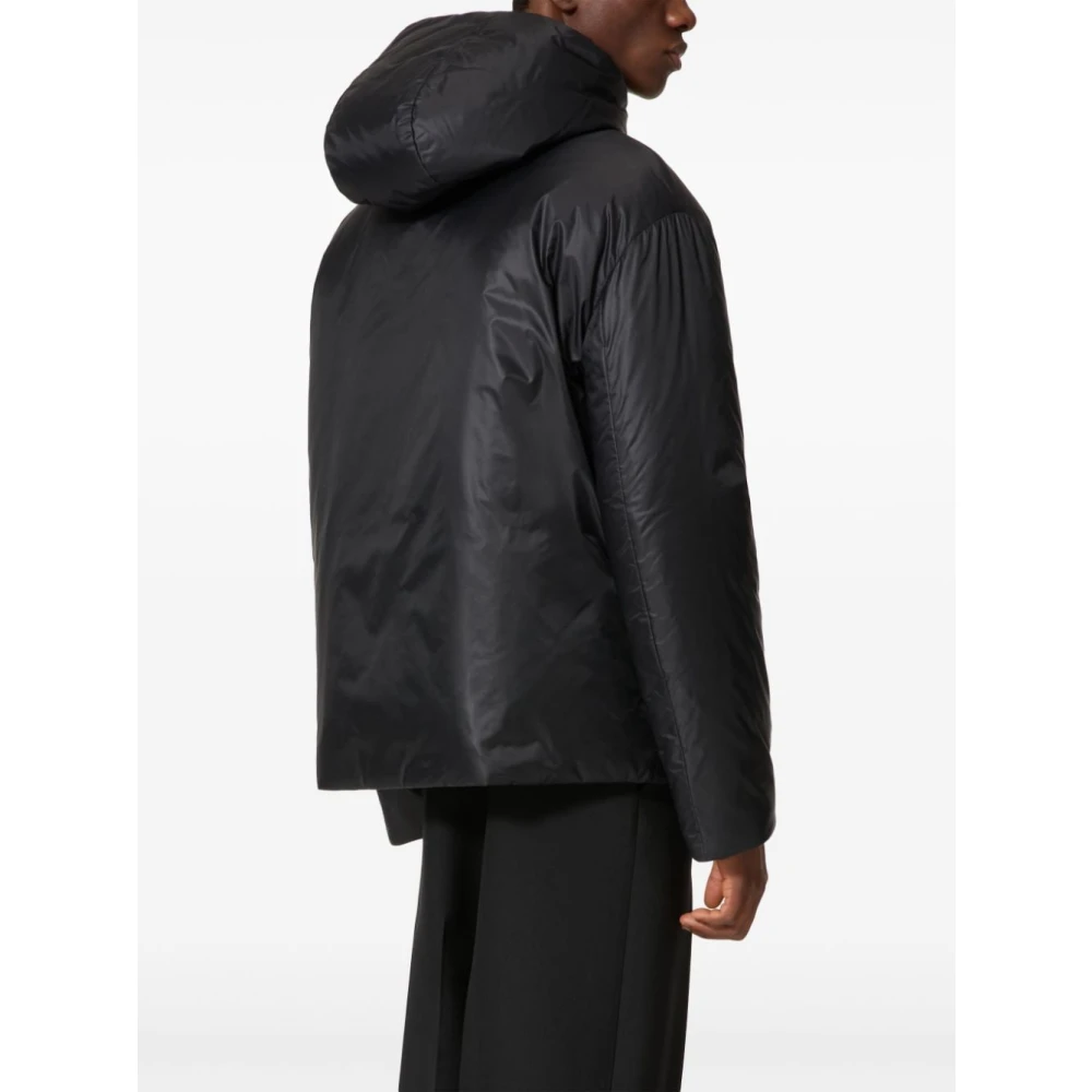 Valentino Garavani Zwarte Parka Jas voor Mannen Black Heren