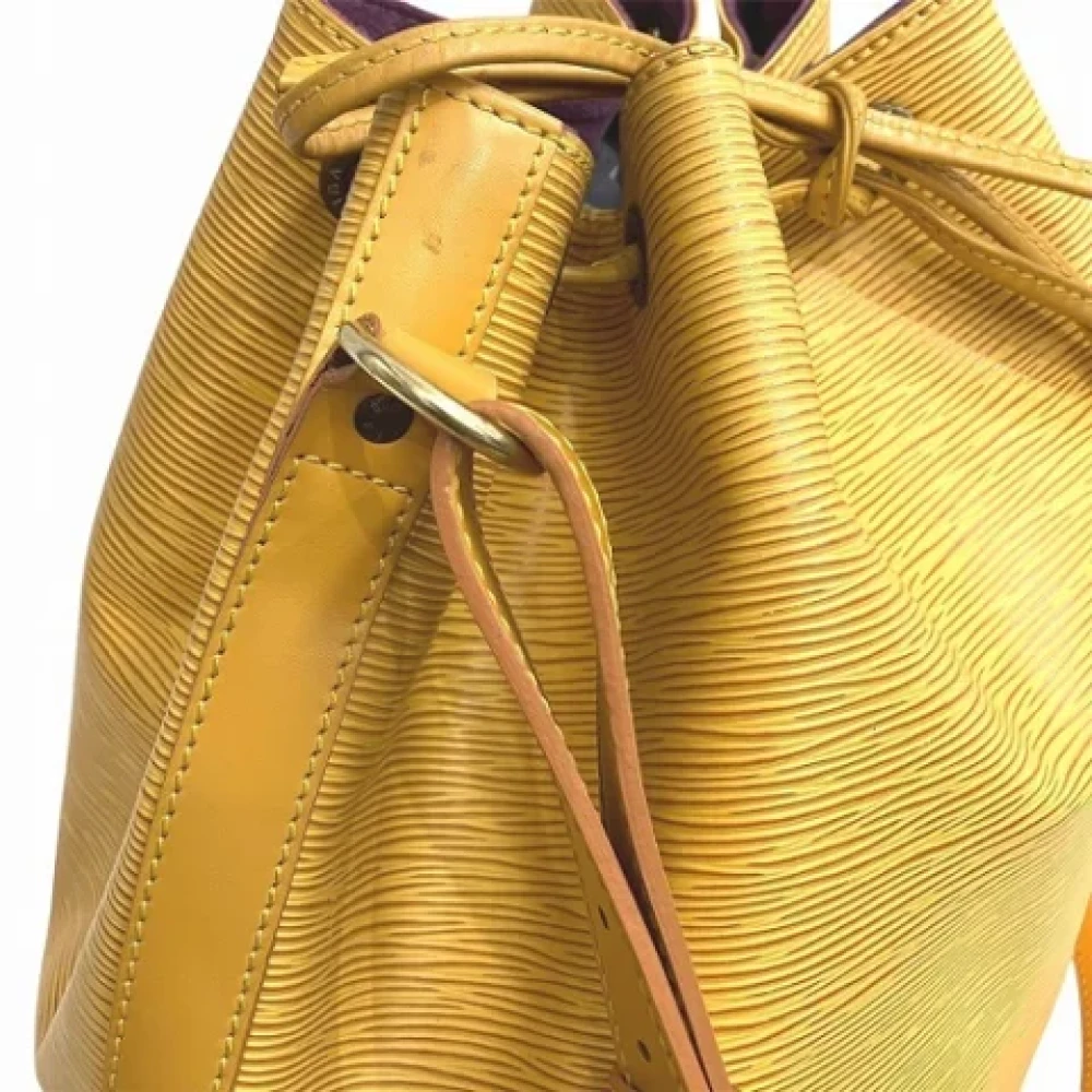 Louis Vuitton Vintage Pre-owned Leather shoulder-bags Yellow Dames