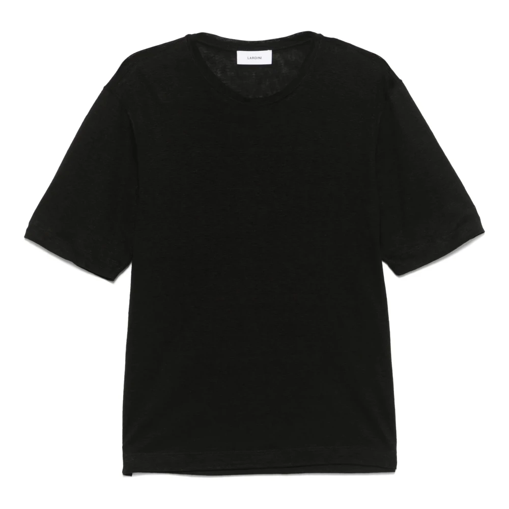 Lardini - Tops > T-Shirts - Black - Lardini - Modalova
