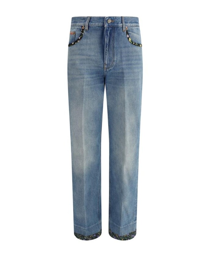 floral-applique-jeans-with-contrasting-label