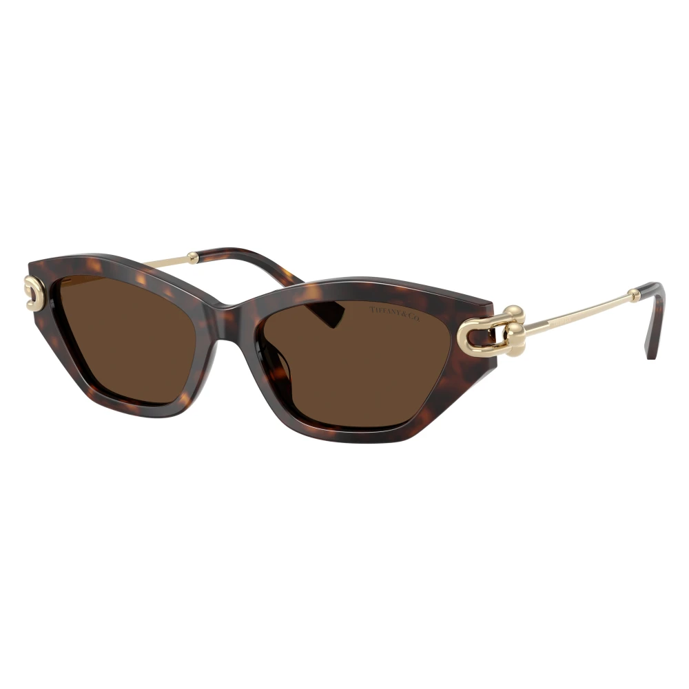 Tiffany & Co. Unisex Brown Sunglasses, 53 Mm, Tf4231u Cat Eye Sunglasses