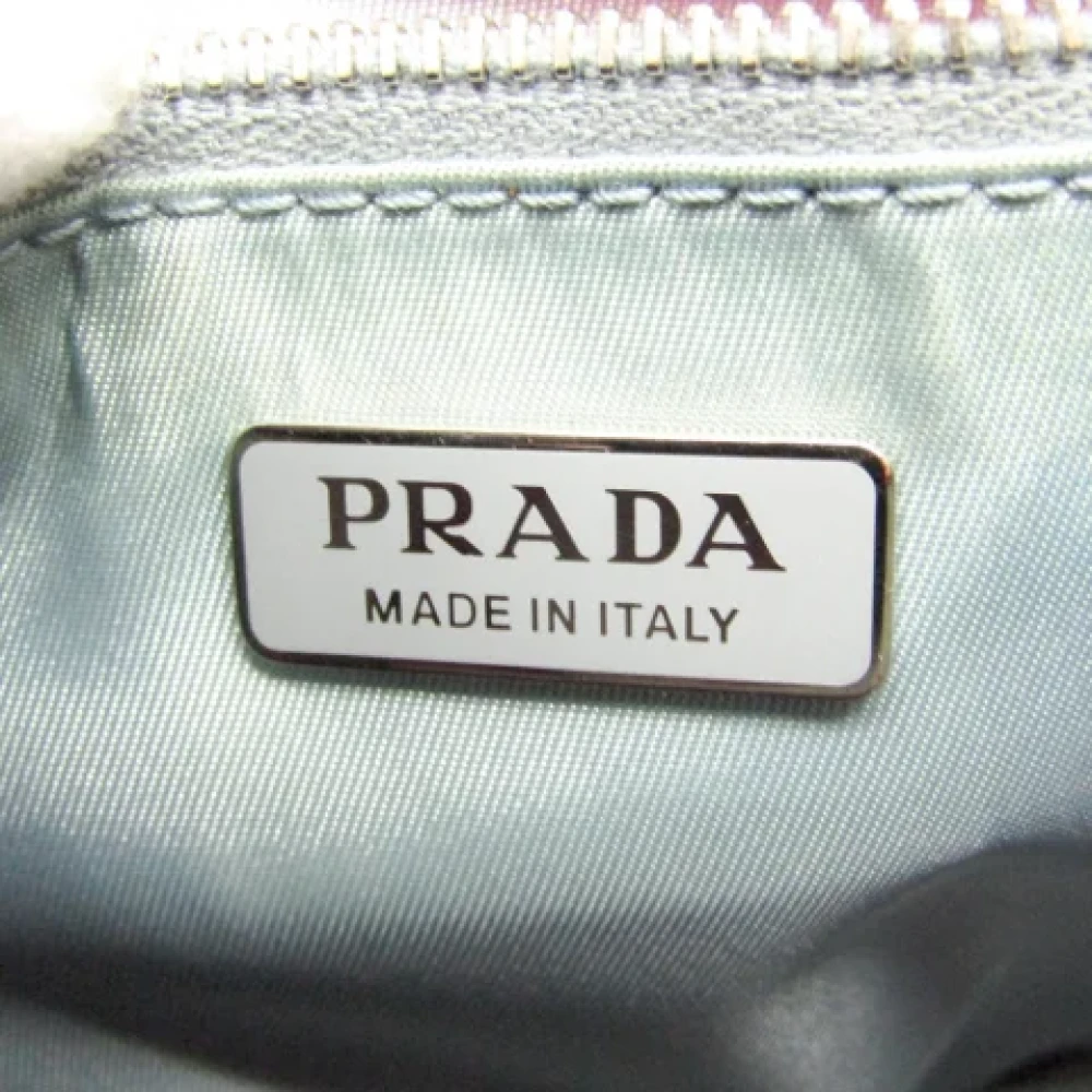 Prada Vintage Pre-owned Leather shoulder-bags Pink Dames