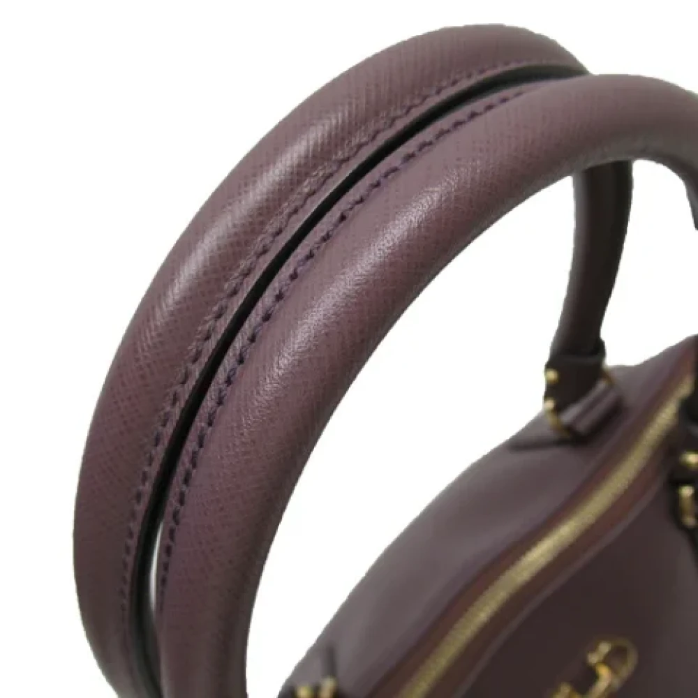 Salvatore Ferragamo Pre-owned Fabric handbags Brown Dames