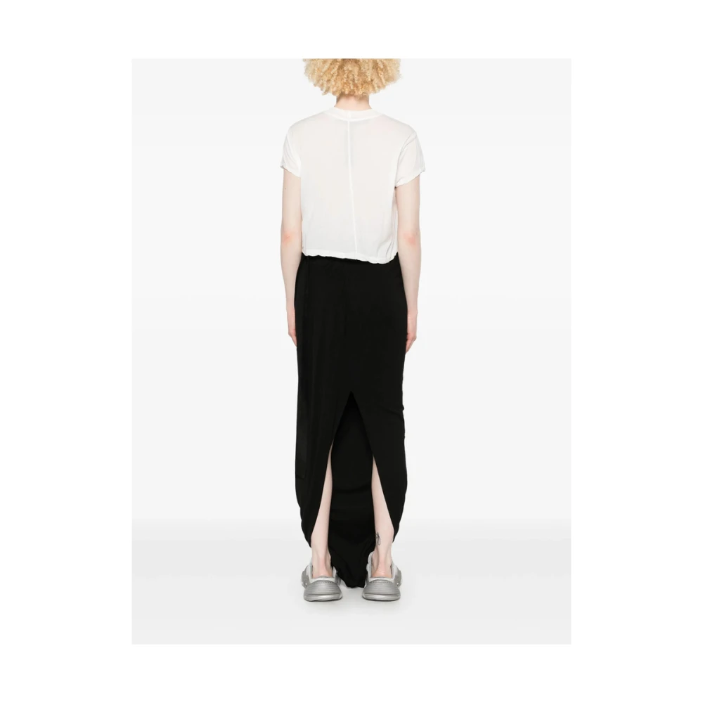 Rick Owens Donkere Schaduw Crew Neck T-shirt White Dames