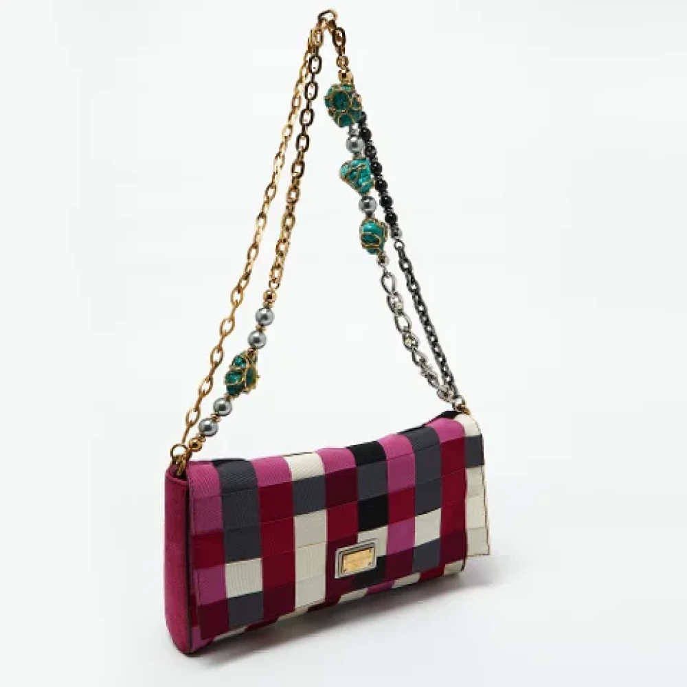 Dolce & Gabbana Pre-owned Canvas shoulder-bags Multicolor Dames