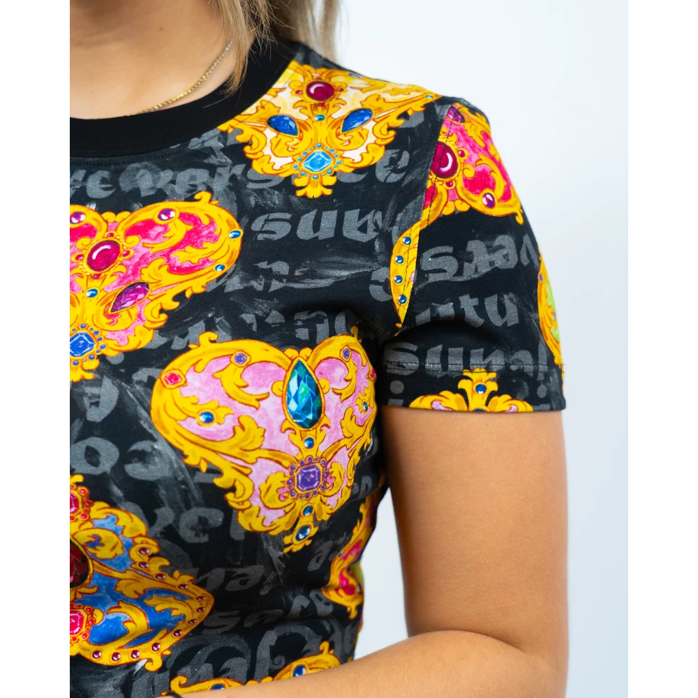 Versace Jeans Couture Losse pasvorm T-shirt Multicolor Dames