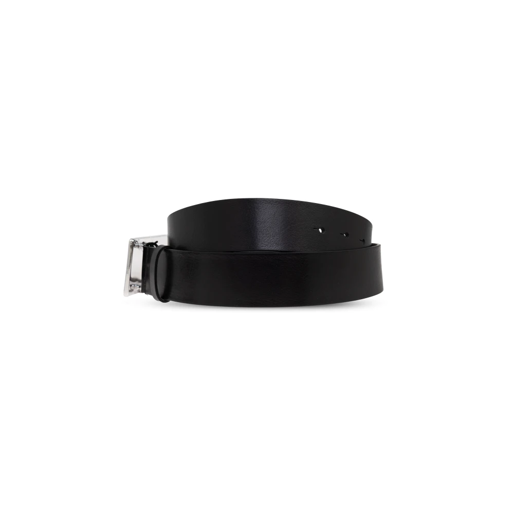 Dsquared2 Leren riem Black Heren