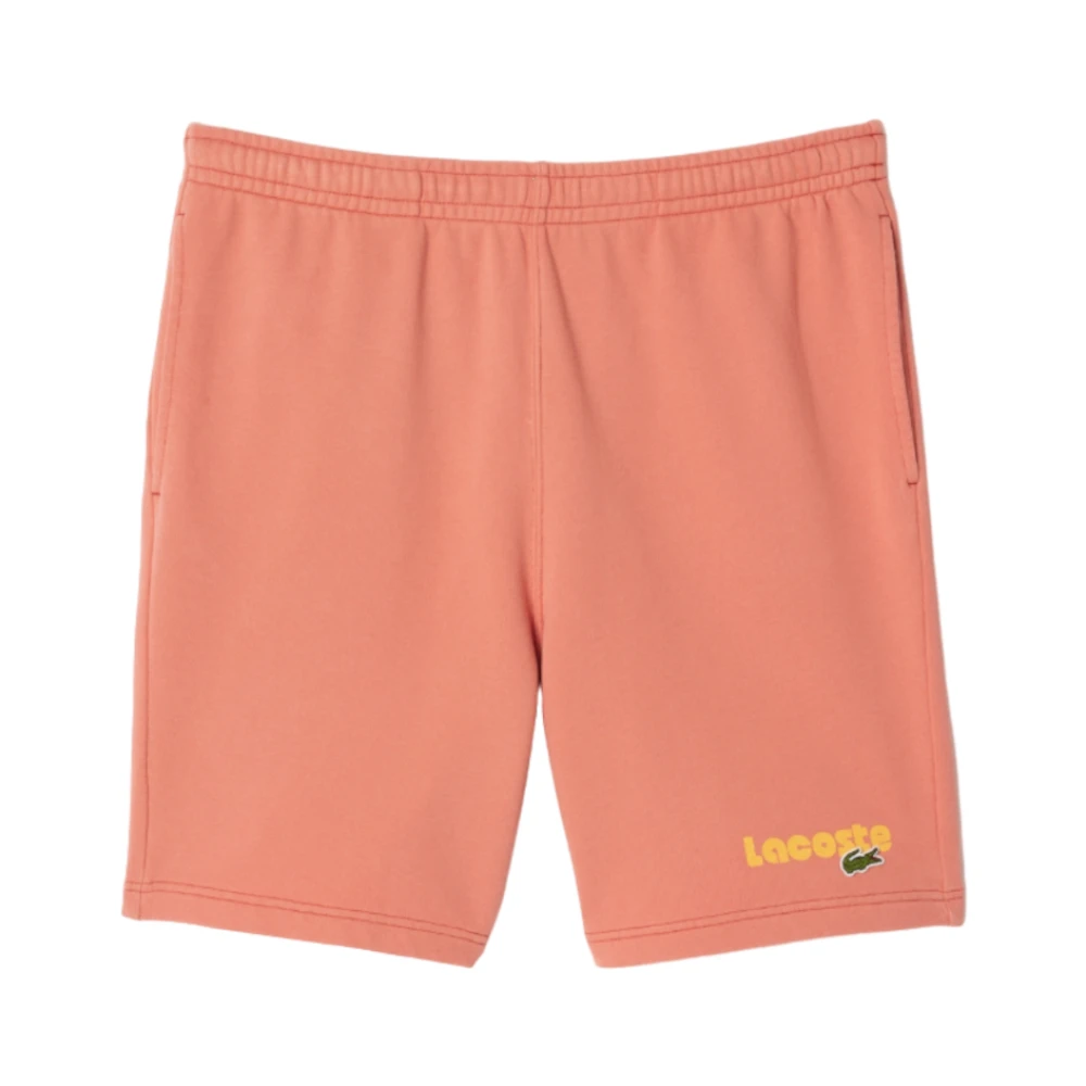 Lacoste Roze Bermuda Shorts Pink Heren