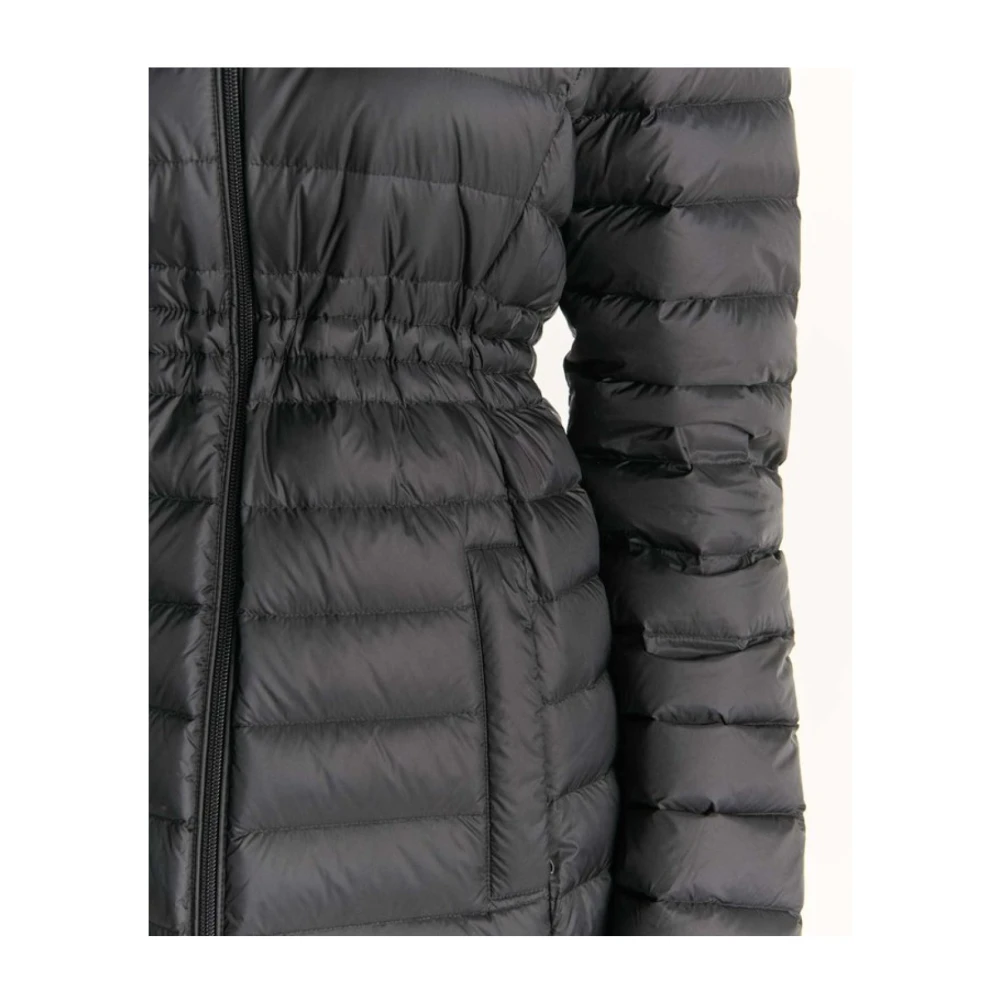 Jott Lange Capuchon Pufferjas Black Dames