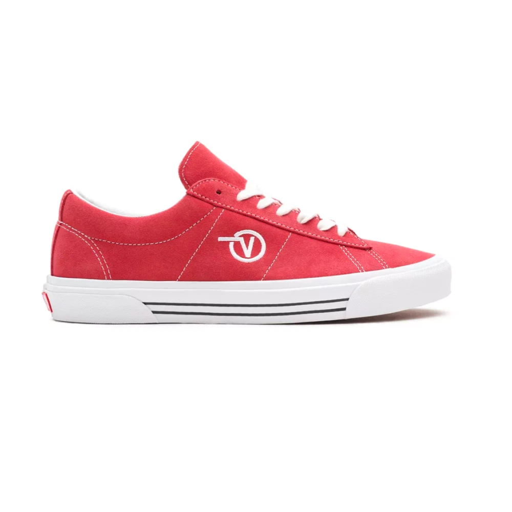 Vans Sid Suede Sneaker Dames Schoenen Rood