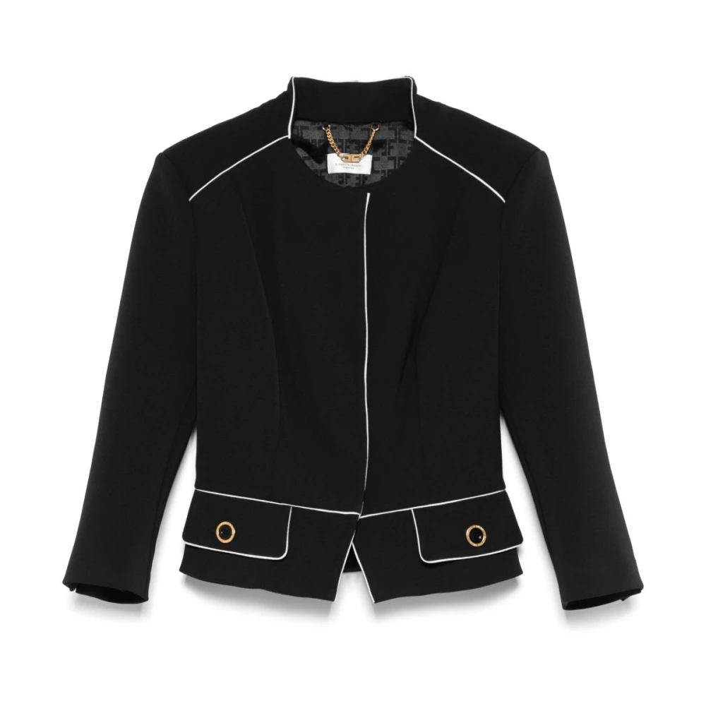 Jackets > Light Jackets - - Elisabetta Franchi - Modalova