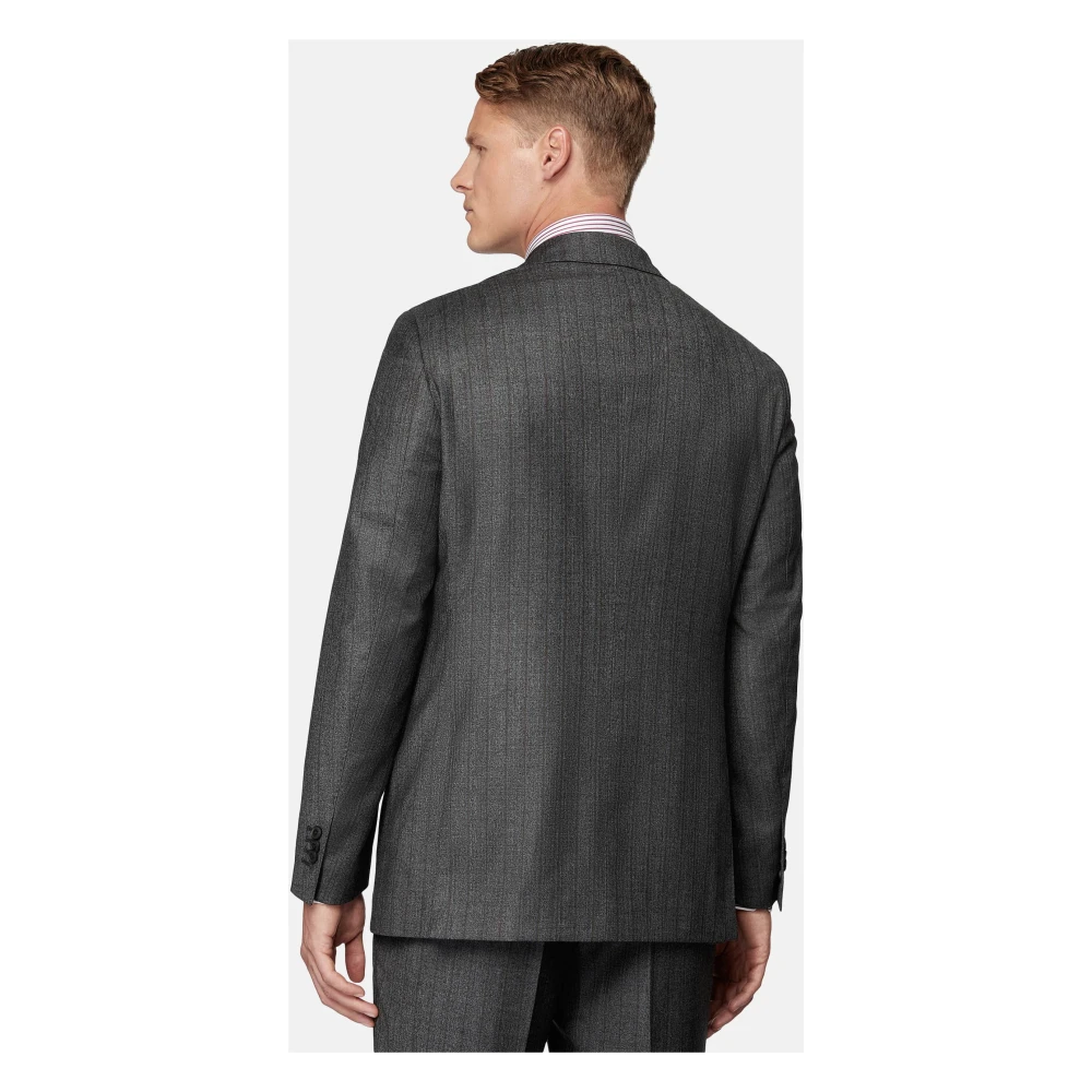 Boggi Milano Pakjes in zuivere wol met pinstripe Black Heren
