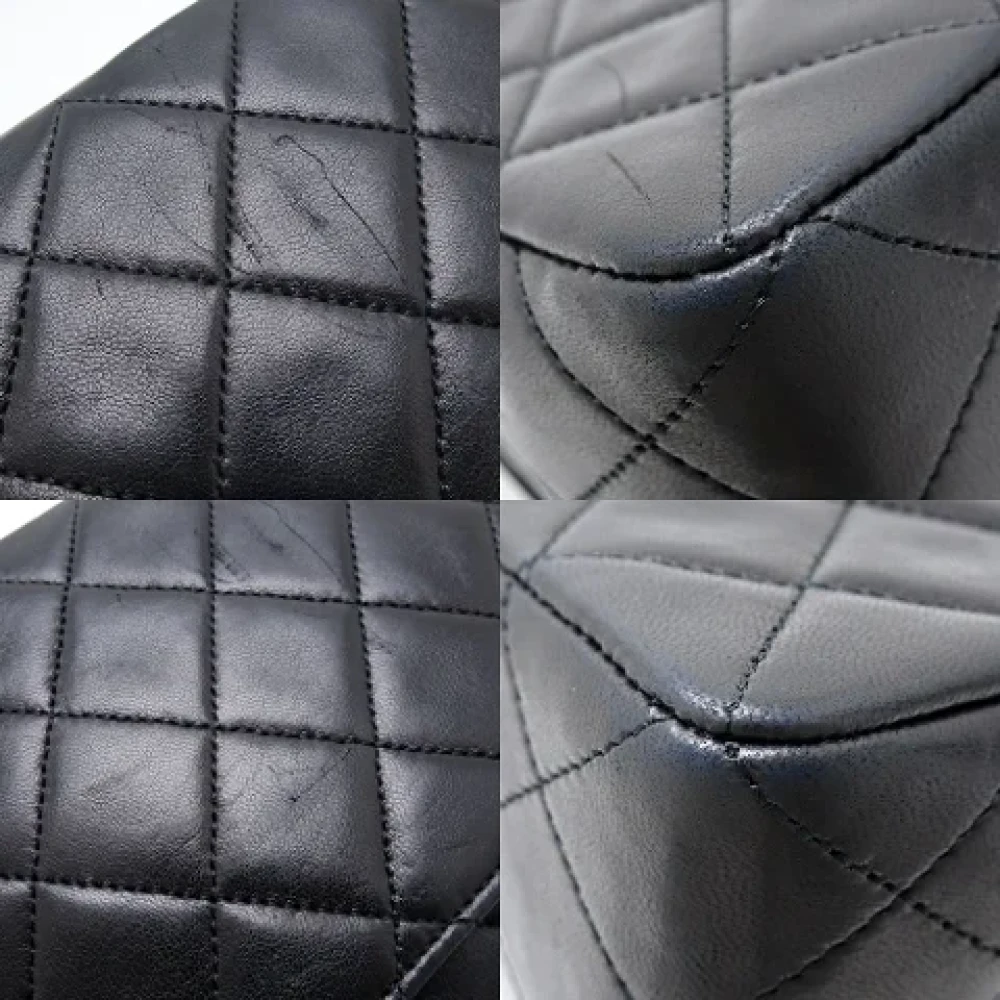 Chanel Vintage Pre-owned Leather crossbody-bags Black Dames
