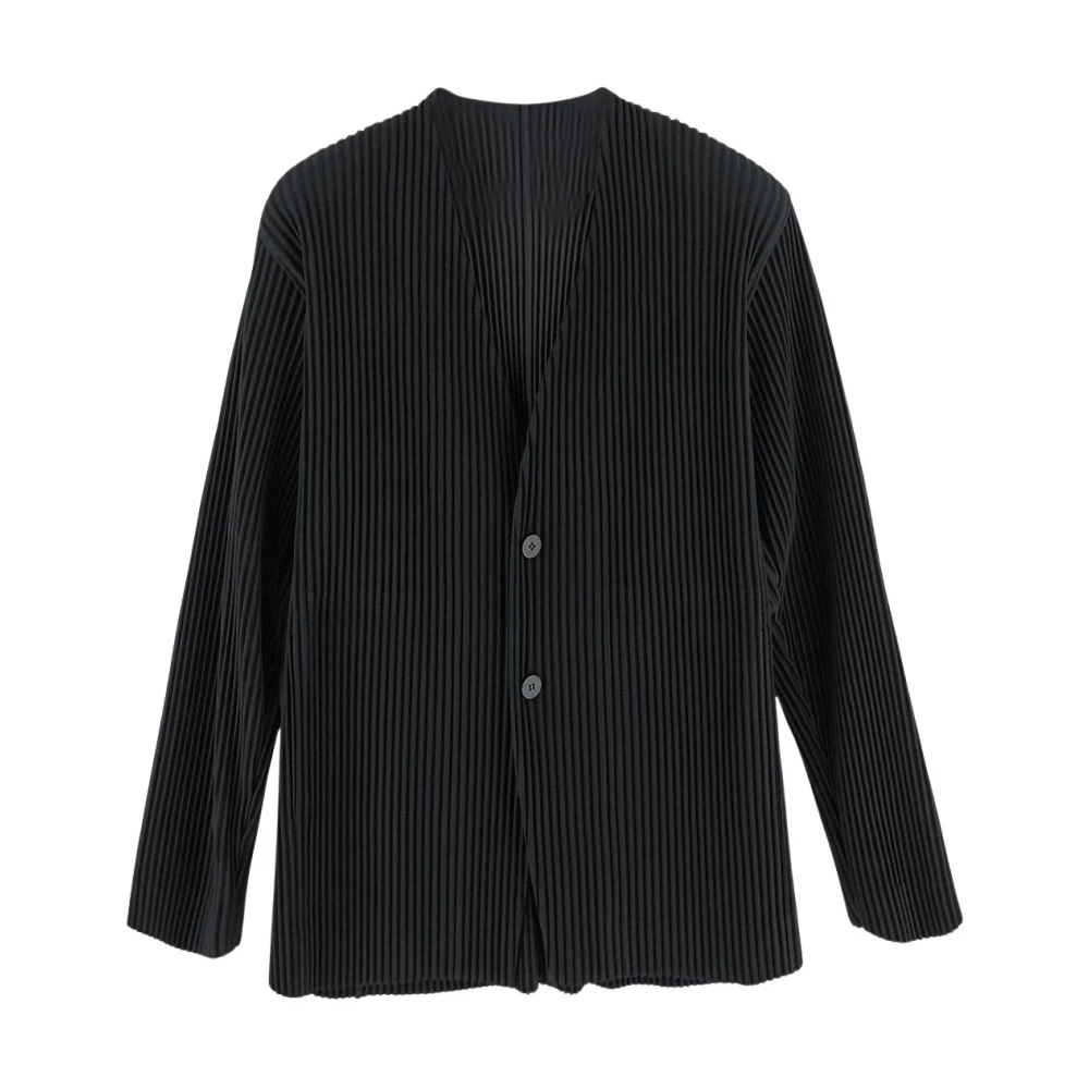 Issey Miyake Herenjas Stijlvolle Kleding Black Heren