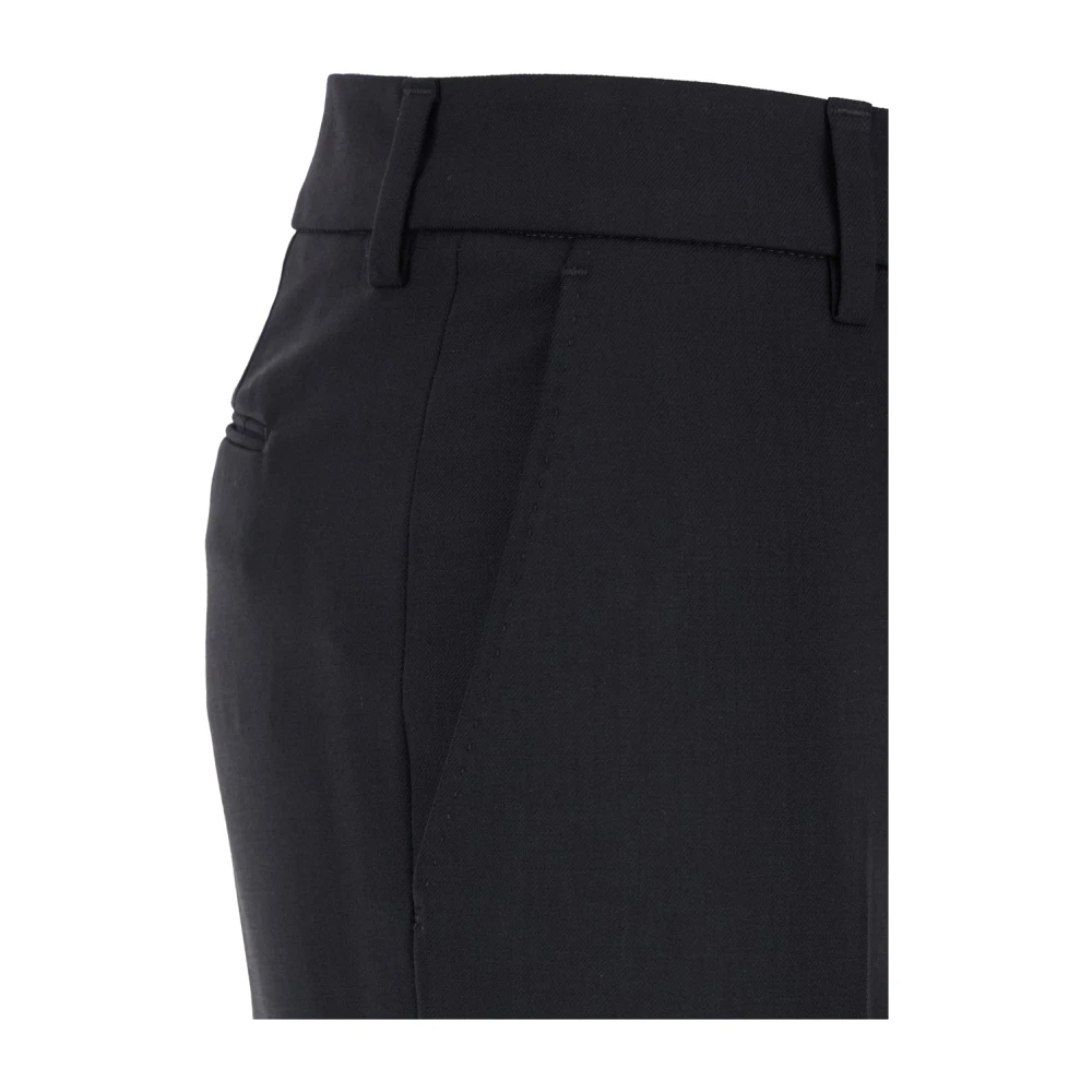 PT Torino Zwarte wollen broek New York stijl Black Dames