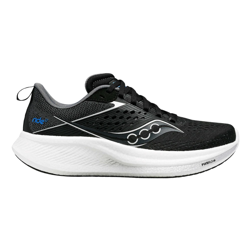 Saucony Ride 17 Hardloopschoenen Dames Schoenen Zwart