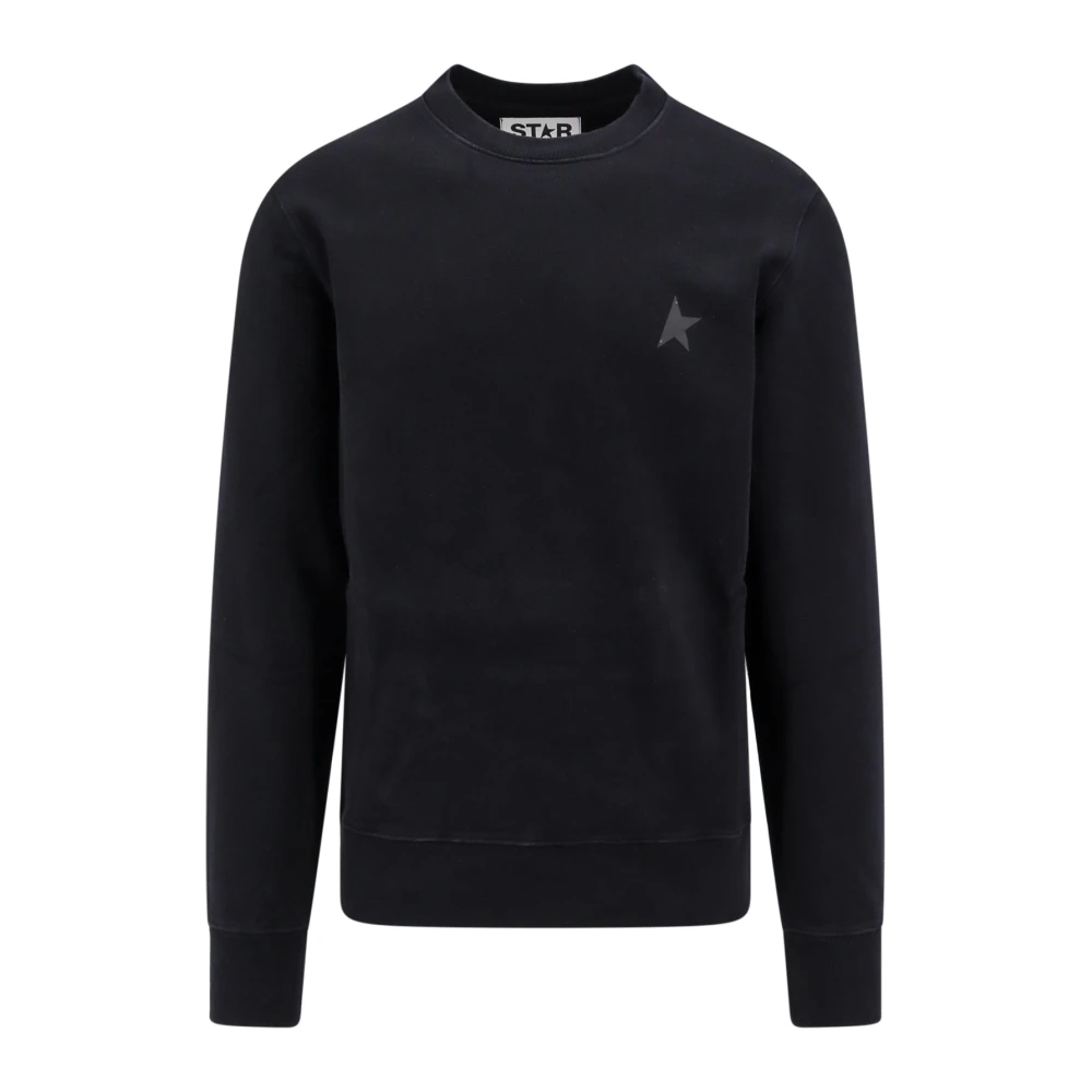 Golden Goose Iconic Star Katoenen Sweatshirt Black Heren