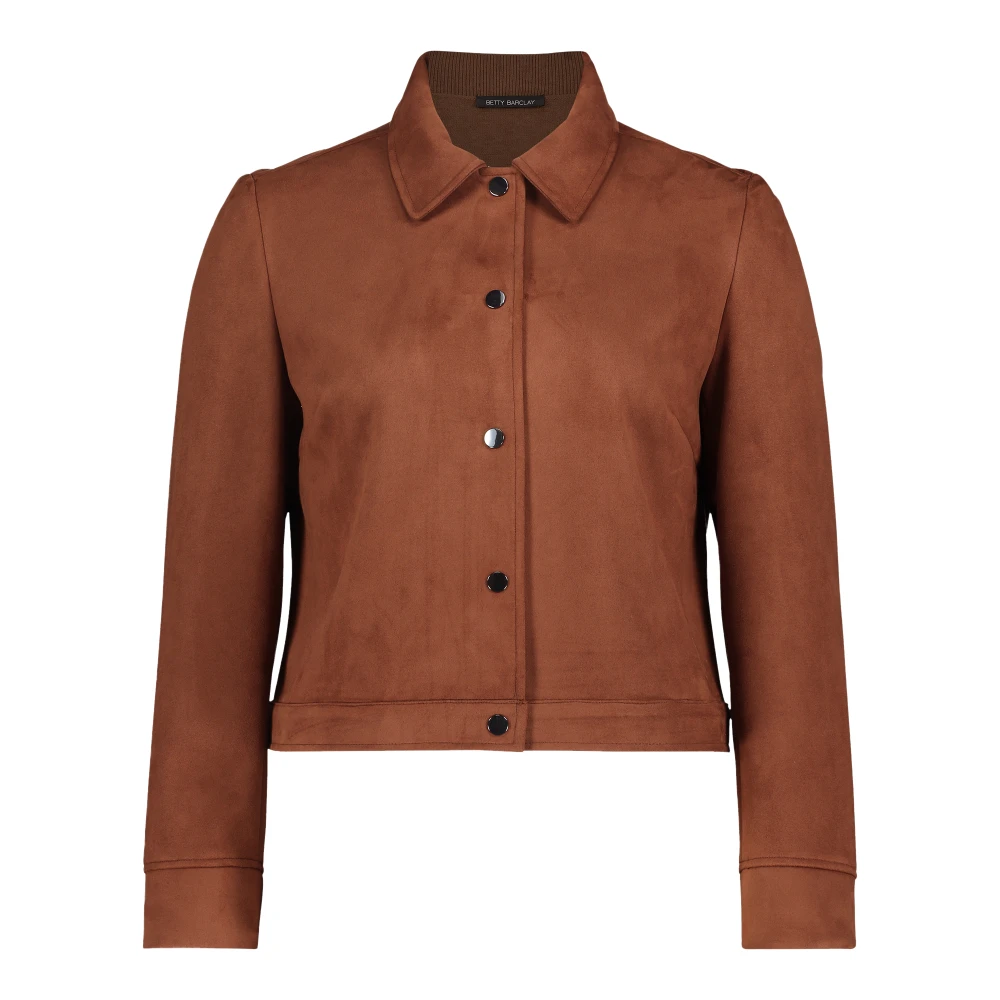Betty Barclay Fringe Casual Blazer Brown Dames
