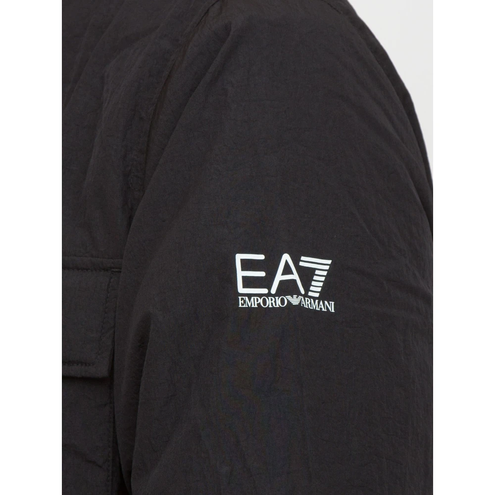 Emporio Armani EA7 Zwarte Jas Black Heren