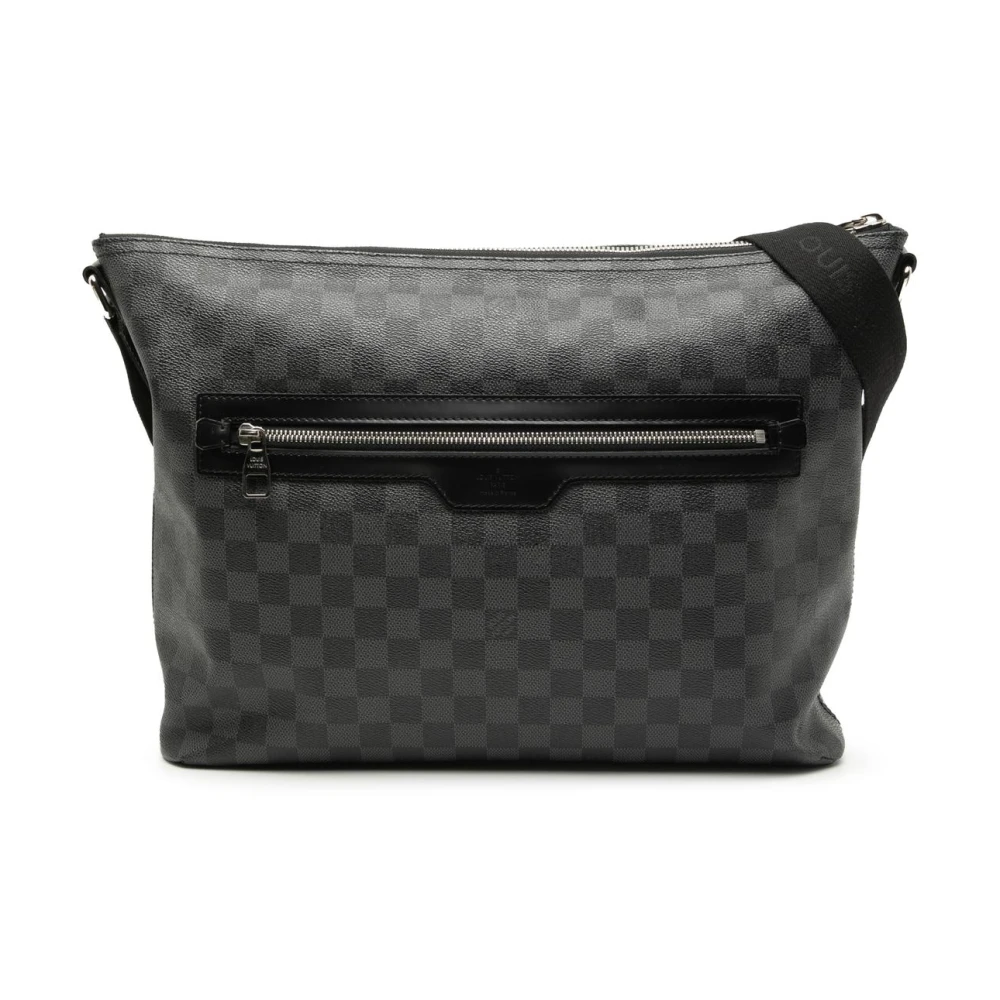 Louis Vuitton Vintage Women's Black Pre-Owned Crossbody Messenger Bag