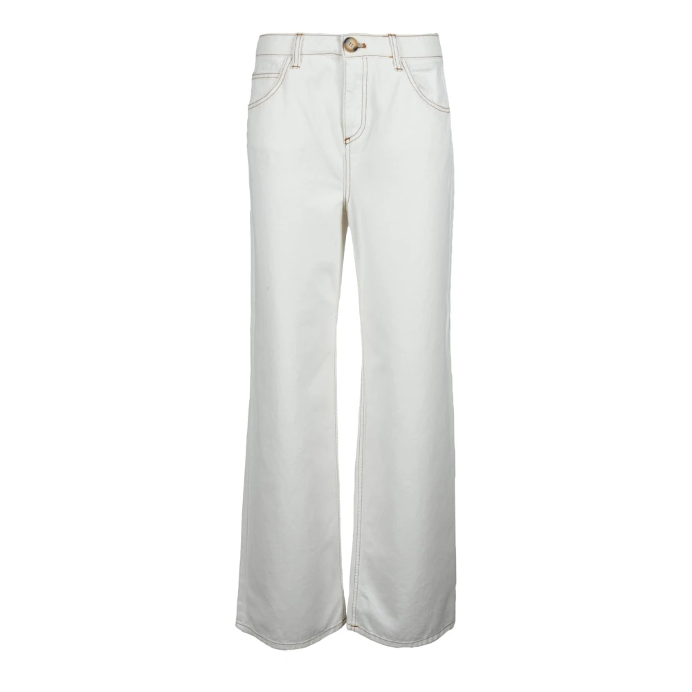 L'Autre Chose Katoenen Jeans White Dames