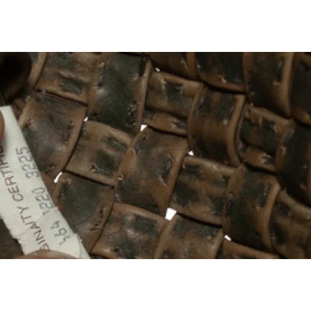 Bottega Veneta Vintage Pre-owned Leather shoppers Brown Dames