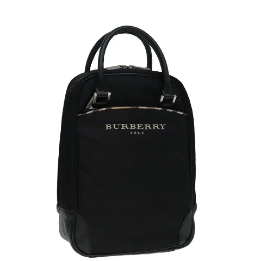 Burberry Vintage Pre-owned Nylon handbags Black Dames