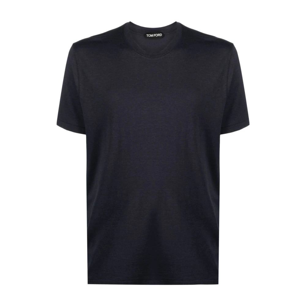 Tom Ford Blauwe T-shirts & Polos voor Mannen Blue Heren