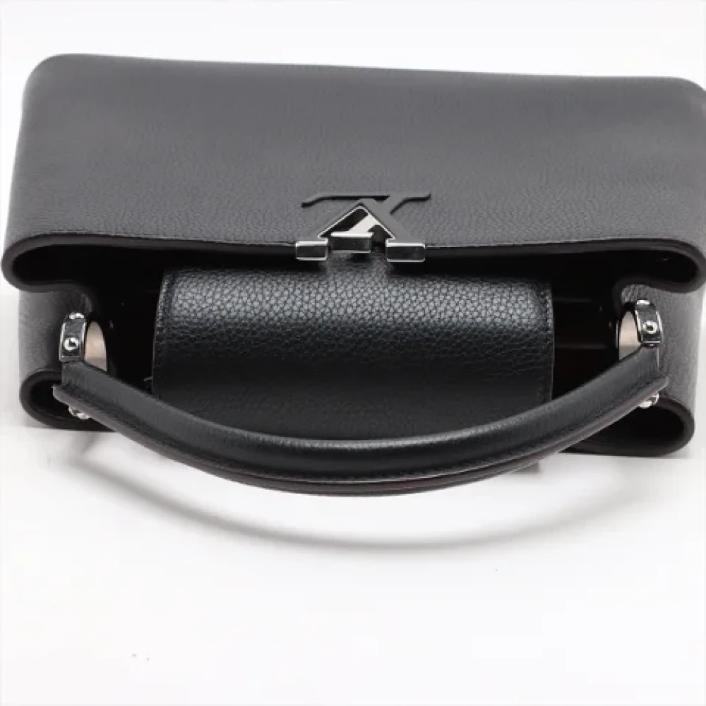 Louis Vuitton Vintage Pre-owned Leather handbags Black Dames