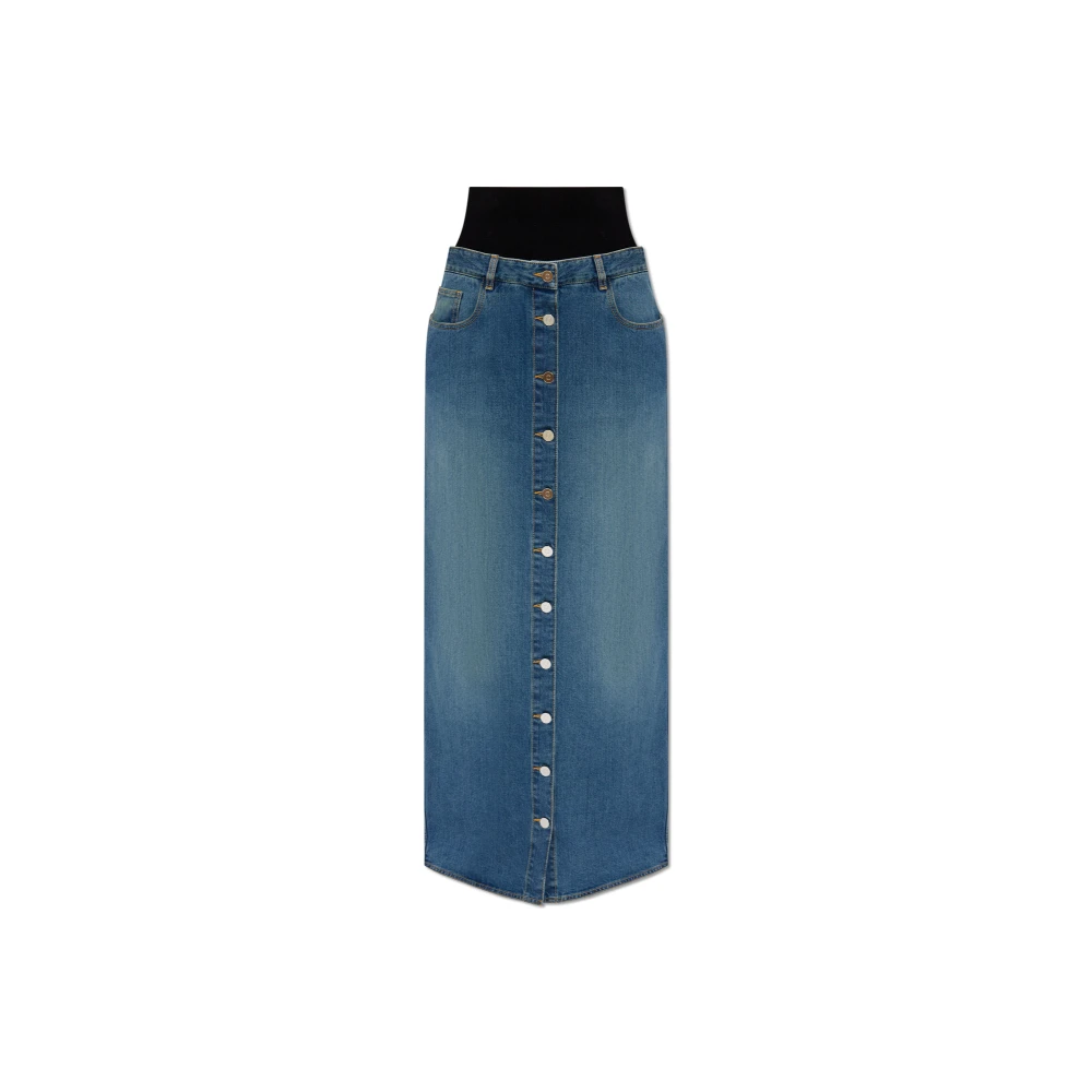 Alaïa Denim rok Blue Dames