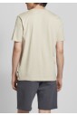 t-shirt-orange-imprime-avec-col-rond