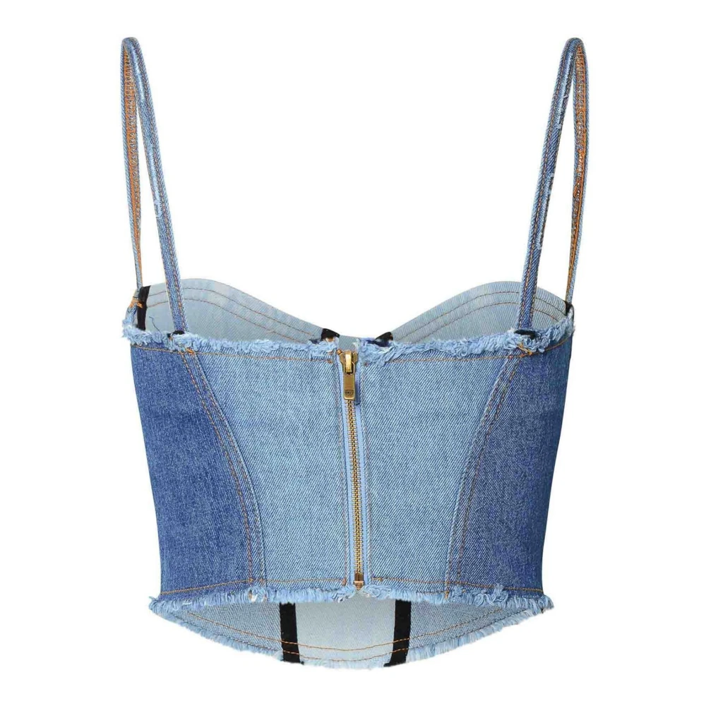 Chiara Ferragni Collection Top van Chiara Ferragni Blue Dames
