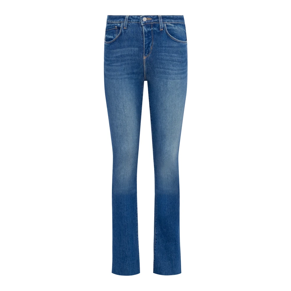 L'Agence Ruth Straight Leg Jeans Blue Dames