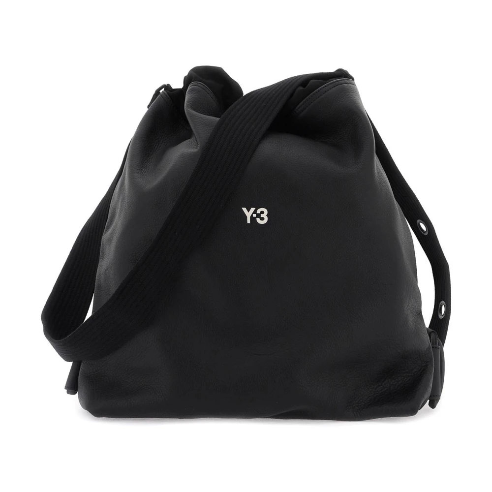 Y-3 Luxe Gym Duffle Tas met Contrasterend Logo Black Heren