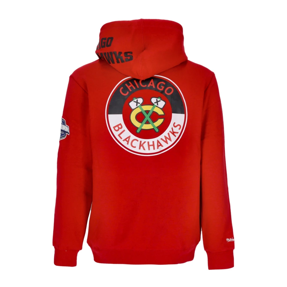 Mitchell & Ness Chicago Blackhawks Hoodie Red Heren