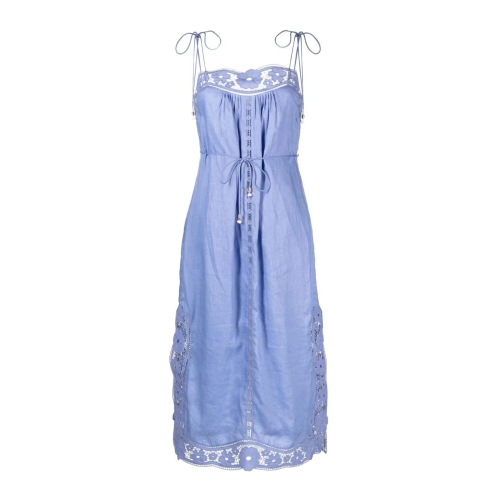 Zimmermann Midi Dresses Blue Dames