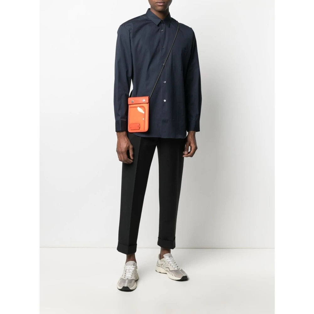 Comme des Garçons Katoenen overhemd voor heren Blue Heren