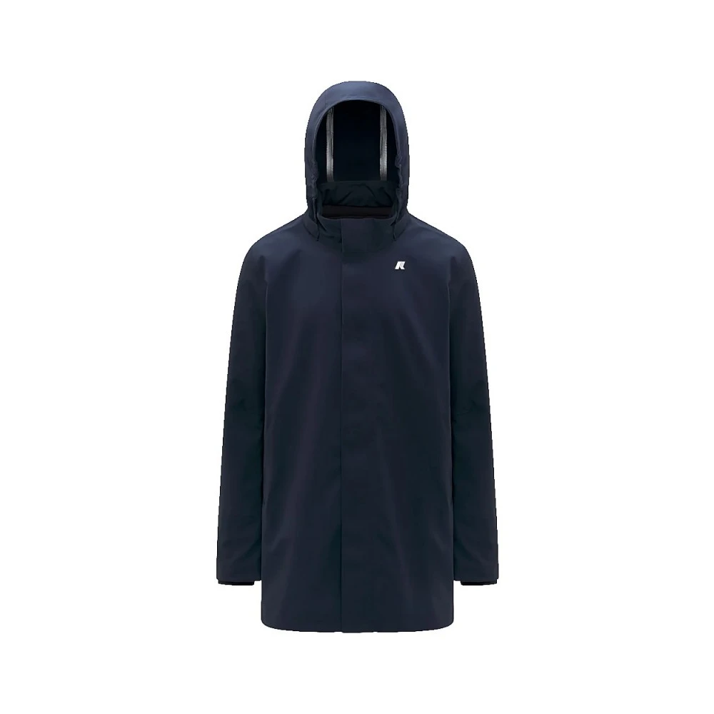 K-Way Uomo Blu Cappotti, Xl, New,