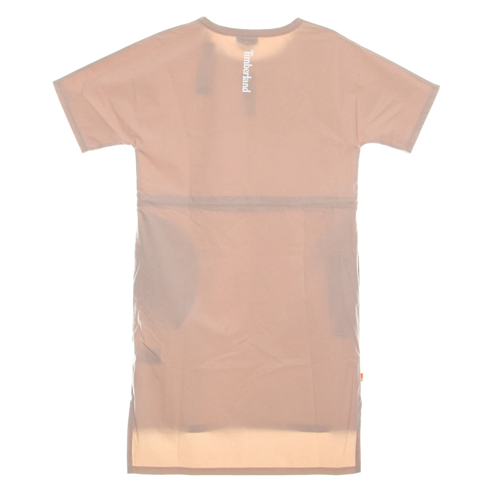Timberland Roze Tee Jurk met Zakken Pink Dames