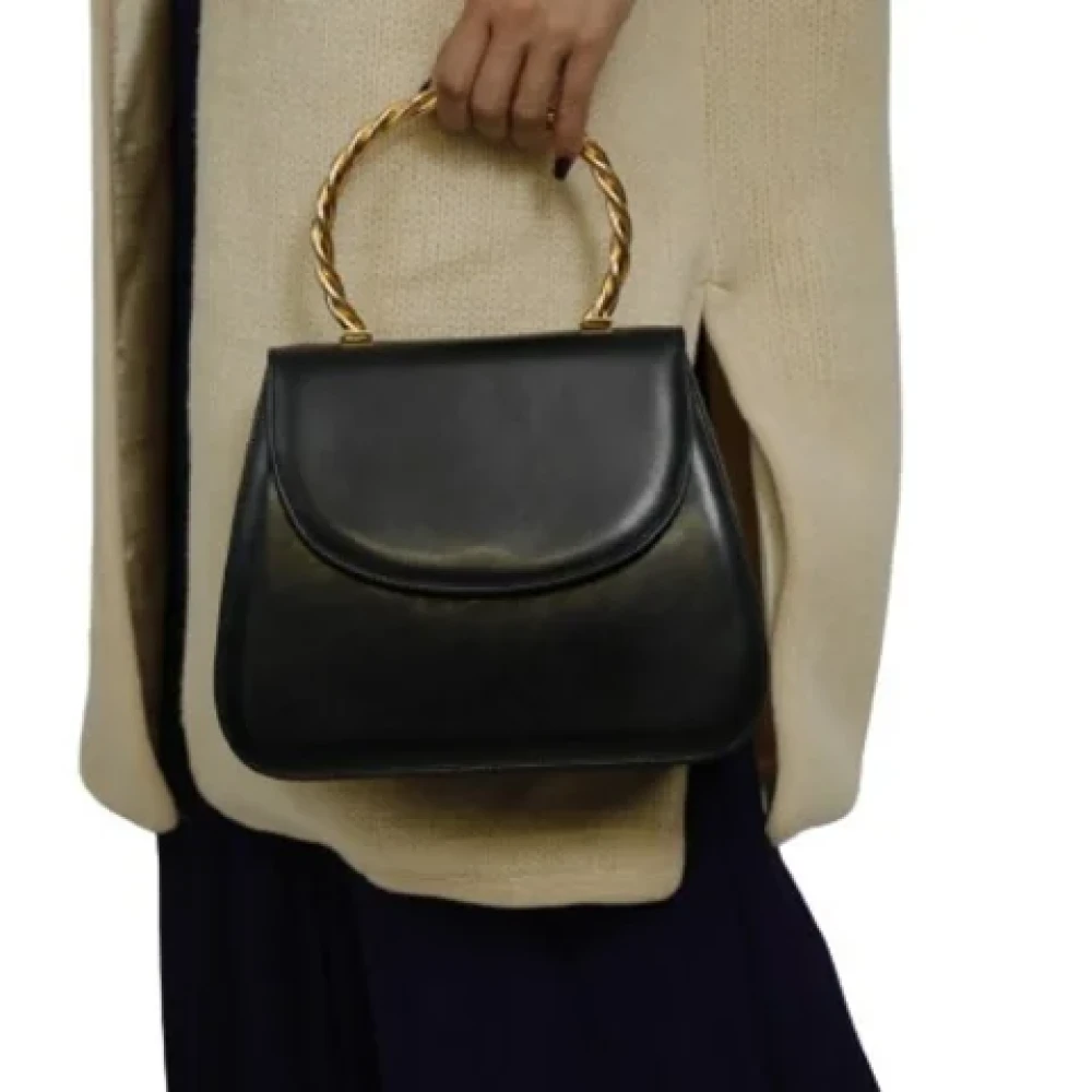Salvatore Ferragamo Pre-owned Fabric handbags Black Dames