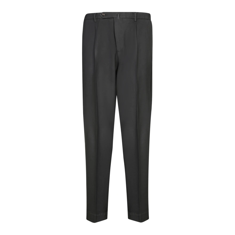Dell'oglio Zwarte broek voor mannen Aw24 Black Heren